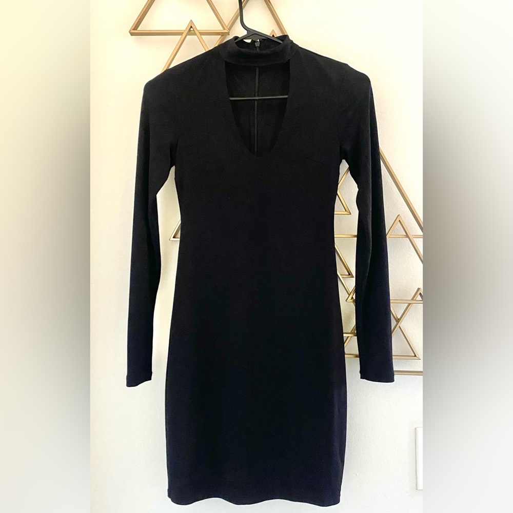 Mini long sleeve dress